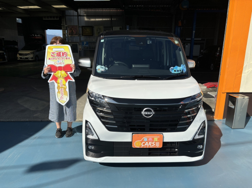 日産 ルークス ハイウェイスター Gターボ アーバンクロム　ご納車させて頂きました。