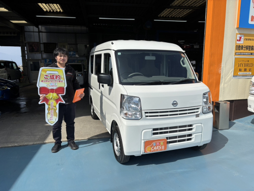 日産 NV100クリッパー DX　ご納車させて頂きました。